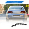 Black plastic right rear bumper retainer bracket showing back side for toyota rav4 2019-2022
