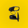 Right Side Door Mirror for Toyota RAV4 Manual Folding Gloss Black (2009-2012)