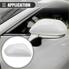 Right side mirror cover cap for toyota prius 2016-2019 white abs plastic fits over original housing