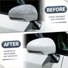 Right side rearview mirror cover cap white glossy plastic designed to protect and enhance toyota prius 2010-2012 exterior