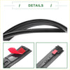 Right side roof sealing strip sunroof trim for toyota hilux with black rubber weatherstrip red adhesive back and plastic clip
