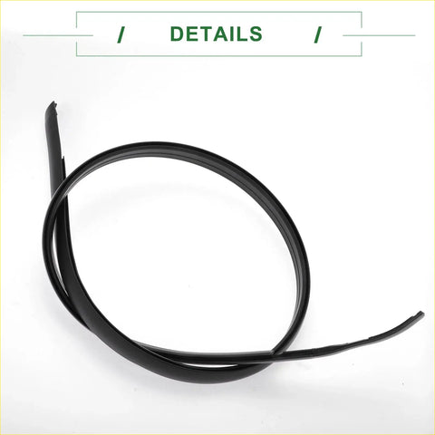 Black rubber weather stripping seal for right side roof sunroof trim on toyota hilux 2005-2015