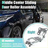 Silver metallic right slide door hinge roller assembly for toyota sienna 2004-2010 middle center visible side