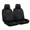 R.M. Williams Seat Cover Set Jacquard Front Black