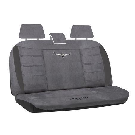 R.M. Williams Seat Cover Set Velour Rear Grey VLRMW16GRY06