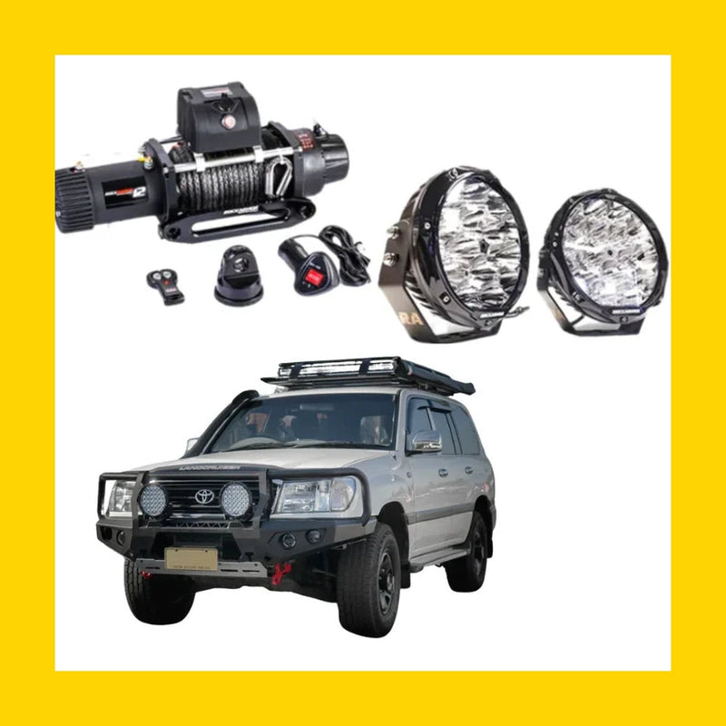 Rockarmor GT Hoop Steel Bullbar Combo Package -