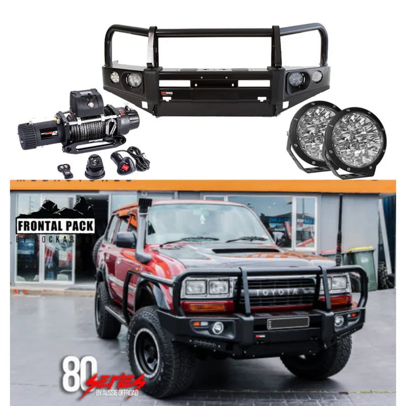 Rockarmor Premium Bullbar Frontal Combo To Suit Toyota