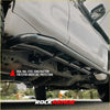 Black dual rail steel underbody protection bar for prado 150 2009-2024 perfect for 4wd ute offroad use