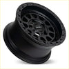 Black matte roh alloy assault wheel with rugged multi-spoke design and circular cutouts 17x9 6x139.7 0 offset