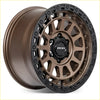 Bronze and black two-tone roh alloy assault wheel with rugged multi-spoke design 17x9 6x139.7 12 offset