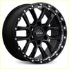 Black roh alloy havoc wheel with matt black finish rugged multi spoke design and silver accent bolts
