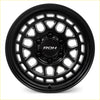 Black roh alloy wheel with matte finish and geometric spoke design for rohs lotus 17x9 6x139.7 40 offset