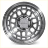 Silver-finished roh lotus alloy wheel with multi-spoke design and roh logo center for 17x9 6x139.7 40 offset fitments