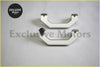 White metal roof handle brackets with black screws for toyota land cruiser lc76 aluminum alloy a-pillar mount