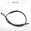 Black rubber weatherstrip seal for roof sealing strip sunroof trim fits toyota tundra crewmax 2007 to 2021
