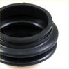 Black rubber pipe adapter with concentric ridged rings for rr arm lower ball joint boot toyota hilux 1988-1997