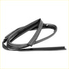 Black rubber rr door glass run channel weather stripping seal for toyota hilux surf 4runner 1995-2002