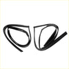 Black rubber window seal strips for rr door glass run channel x2 fit toyota avanza daihatsu xenia front side view