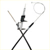 Black rr hand parking brake cable with metallic wire ends measured by digital caliper for toyota hilux 2wd 1988-1997