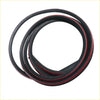 Rr window moulding upper for toyota hilux 2004-2015 black and red rubber gasket with smooth textured surface