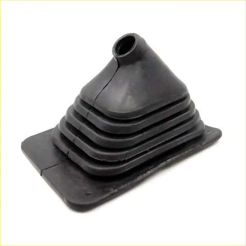 Black rubber gear lever shift boot with conical layered ribbed design for toyota hilux 4runner 1997-2001