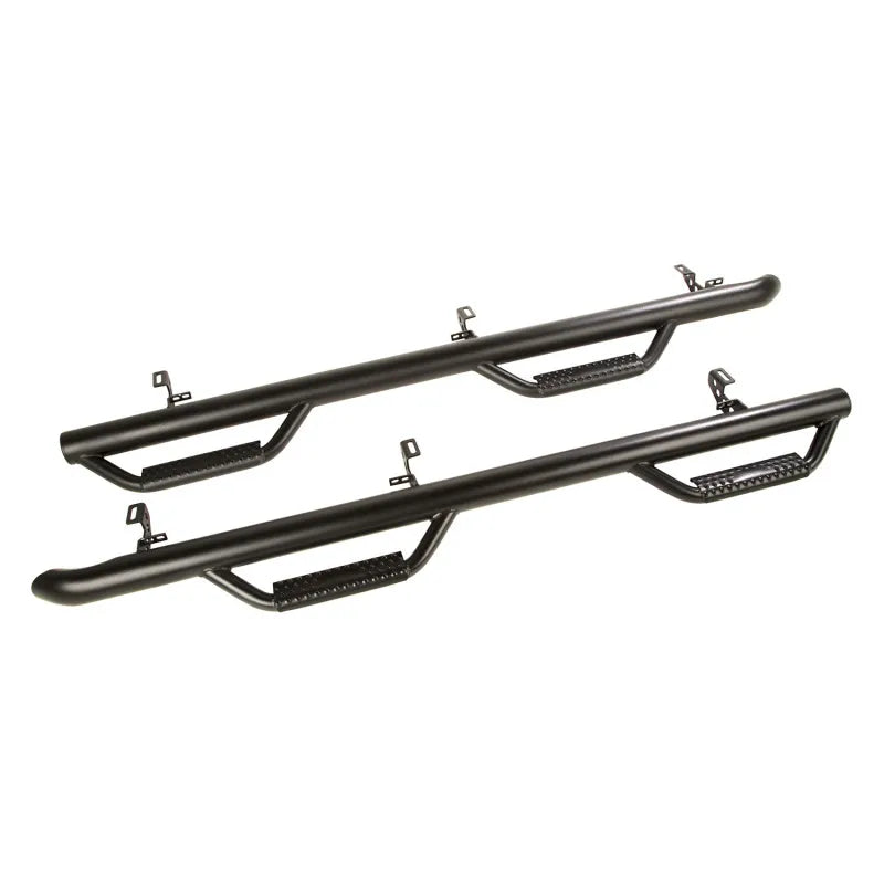 Rugged Ridge 11596.04 Spartan Nerf Bar Textured Black 18-20 Jeep Wrangler JL 4 Door