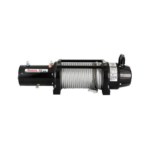Runva 13XP Premium 4X4 Winch 24V 13000lb W/Steel Cable