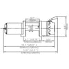 Runva 4.5X ATV Winch 12V 4500lb W/Steel Cable 45X12VS