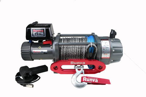 Runva EWB20000 Premium 4X4 Winch 12V 20000lb W/Synthetic