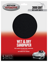 Rust-Oleum Wet & Dry Sandpaper 3000 Grit 5 Pack 367642