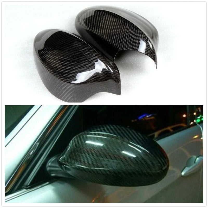 BMW E90 325i 328i 330i 335i Dry Carbon Fiber Mirror Covers (2005-2008)