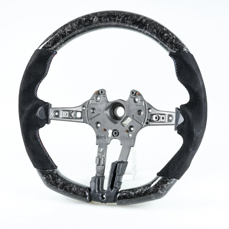 BMW F10 F11 F07 F12 F13 F06 F01 F02 Forged Carbon Suede Steering Wheel (2010-2017)
