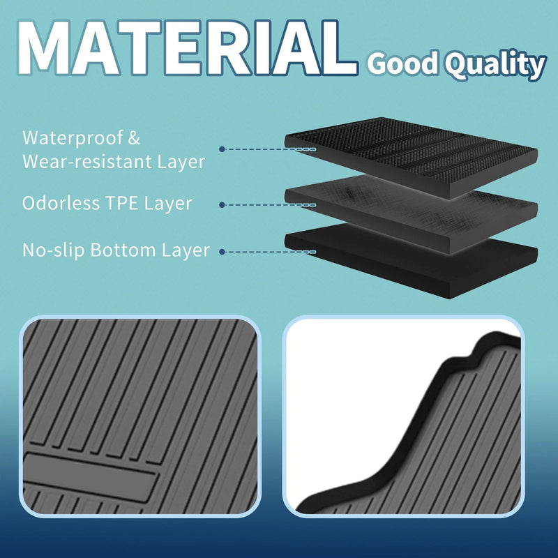 KIA K5, Hyundai Sonata Cargo Liner Rear Trunk Mat (2020-2024, 2021-2024)