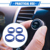 Ford F150 (2021-2023) Blue 4 x AC Audio Volume Tune Switch Knob Rings