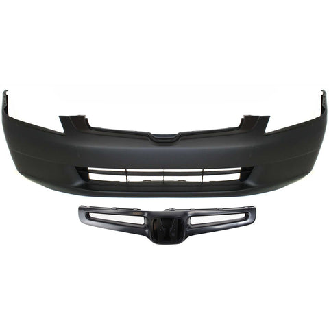 Front Bumper Cover Kit Includes Grille Assembly For