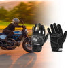 1 Pair Motorcycle Glove Spring Summer Breathable Smartphone Touch L Black Nylon