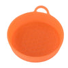 Silicone Anti-Slip Car Cup Holder Insert Coaster Mat Pad Universal Orange