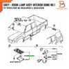 Toyota Hilux Hiace Corolla AE86 Dome Light (1983-1987)