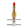 Refrigerator Brass Washer Quick Connect Plug / 14 Inch FNPT / Refrigerator