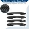Toyota Camry Carbon Fiber Black Door Handle Cover Trim (2018-2024)
