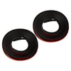 Anti-Dust Soundproofing 3-Layer Car Door Rubber Seal Strip (Fits All Years)