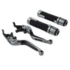 Yamaha XSR900 Titanium Extendable Brake Clutch Lever Grip Set (2016-2023)