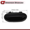 Hyundai Accent Rear Right Black ABS Exterior Door Handle