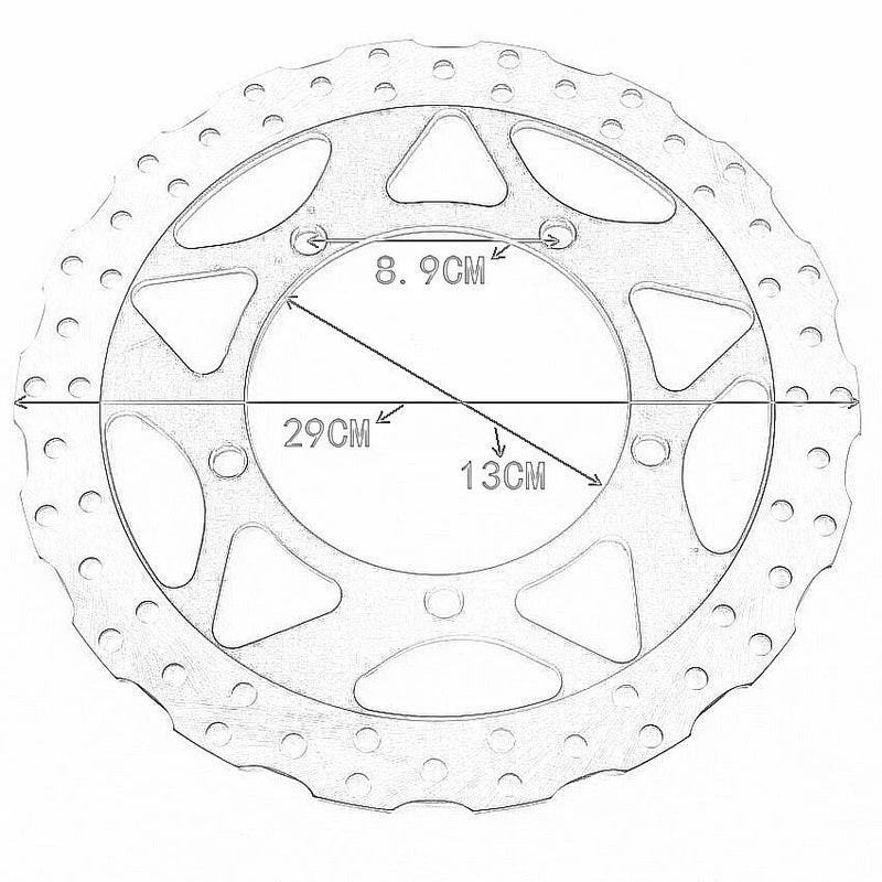 Kawasaki Ninja 250R, Z250SL, EX300, ER300 Front Brake Disc (2013-2020)
