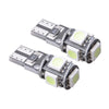 Universal Dome Lamp T10 Ice Blue LED Wedge Light Bulb 2 x 5050