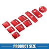 Honda Accord (2018-2022) Red 10 x Car Master Window Switch Button Covers