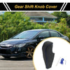 Honda Civic 2006-2011 Black Blue Faux Leather Car Gear Shift Knob Cover