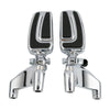 Harley Sportster XL 883 1200 Chrome Rear Passenger Footpeg Pegs (2004-2013)