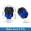 2 x Motorcycle Frame Sliders Front Fork Falling Protection Plastic Blue