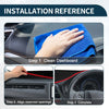 BMW Mini Cooper Black Red Dash Cover Mat (2014 - 2024)